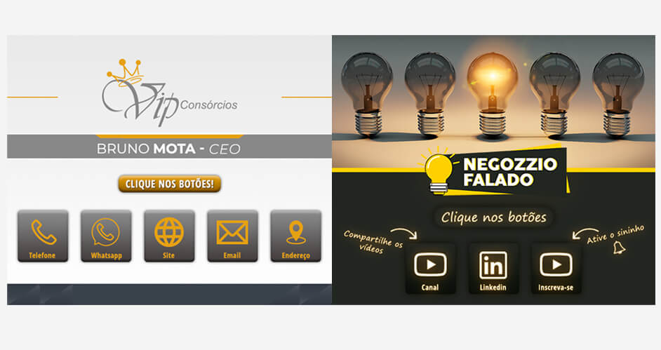 Criação de Cartão Digital e Cartão com QR Code